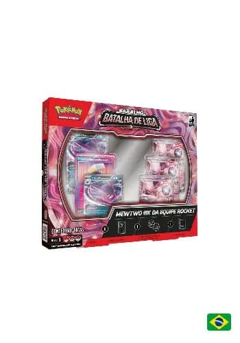 (PT-BR) Baralho Pré Construído - Baralho Batalha de Liga - Mewtwo ex da Equipe Rocket