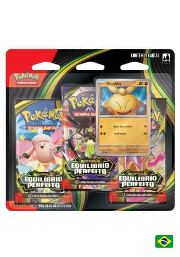 (PT-BR) Blister Triplo Megaevolução 3 - Equilíbrio Perfeito - Makuhita