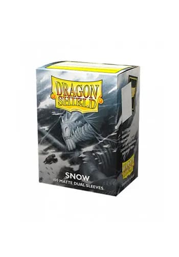 Shield Dragon Shield - Dual Matte - Snow (Branco Neve) (100 unidades)